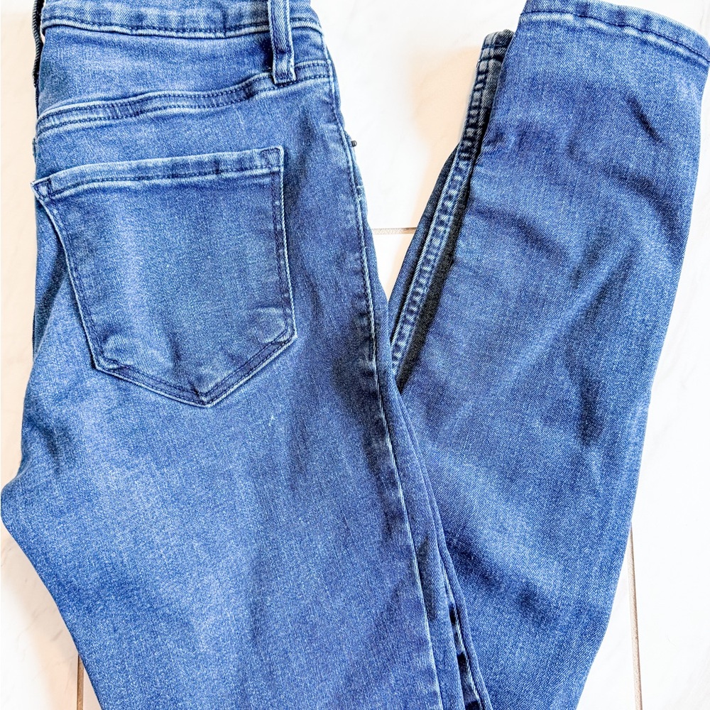 Old Navy Women's High Rise Skinny Jeans in Deep Blue